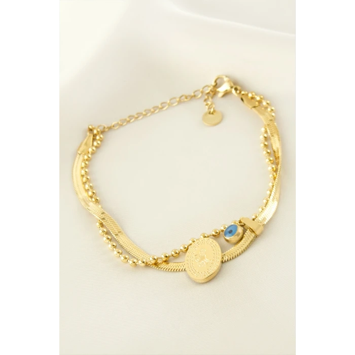 ieg™ Tuğra İtalyan Zincir Çelik Bileklik