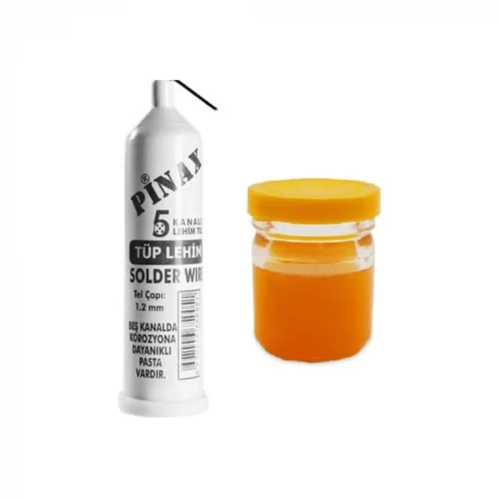 ieg™ Tüp Lehim Teli 25 Gr 1.2mm + Lehim Pastası - 40gr