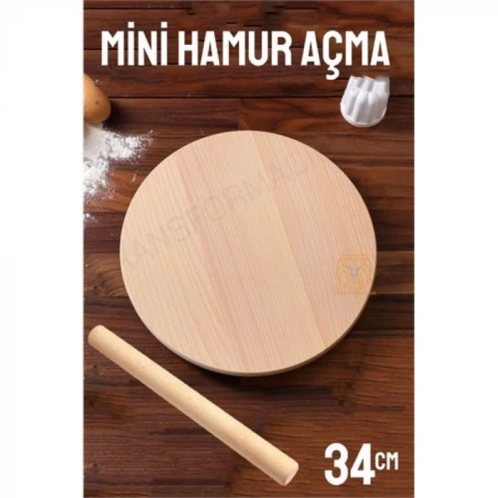 ieg™ Turk 34 Cm Merdaneli Hamur Açma Masası