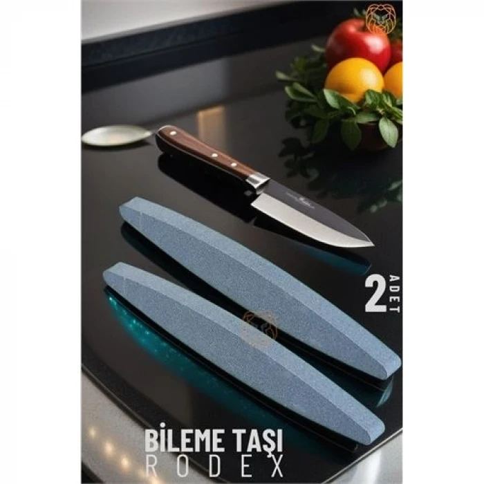 ieg™ Turk Bıçak Bileme Taşı 2 Adet Rodex Design