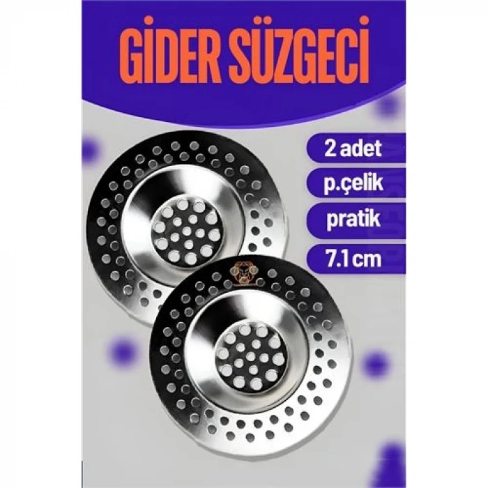 ieg™ Turk Çelik Lavabo Süzgeci 2 Adet