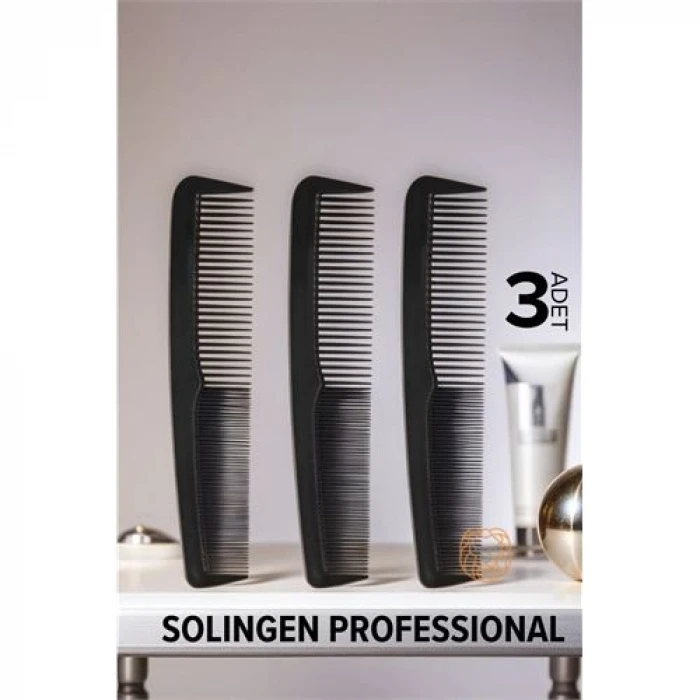 ieg™ Turk Erkek Cep Tarağı 12 Cm 3 Adet Solingen Professional