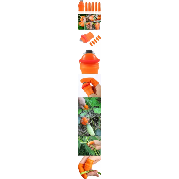 ieg™ Turk Hızlı Parmak Bıçağı Başparmak Sebze Kesici 2 Li Set