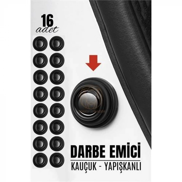 ieg™ Turk Kapı Bagaj Kaput Ses Darbe Emici Kauçuk Conta 16 Adet
