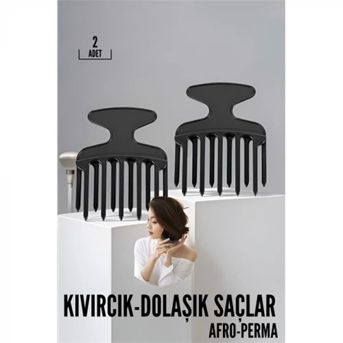 ieg™ Turk Kıvırcık Saç Açıcı Afro Perma Tarağı
