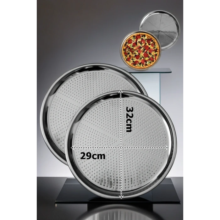 ieg™ Turk Lahmacun Pizza Pide Pişirme Tepsisi 2 Li Set