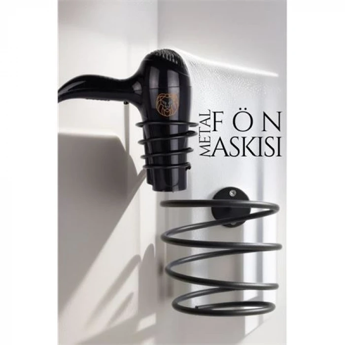 ieg™ Turk Metal Fön Askısı Siyah