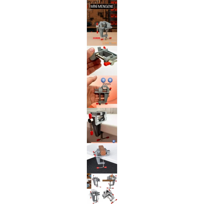 ieg™ Turk  Mini Mengene 35 Mm Mini Masa Mengenesi  - Mini Hobi Mengenesi