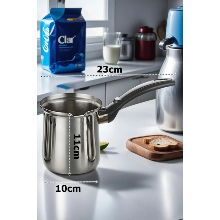 ieg™ Turk Paslanmaz Çelik Cezve 800 Ml