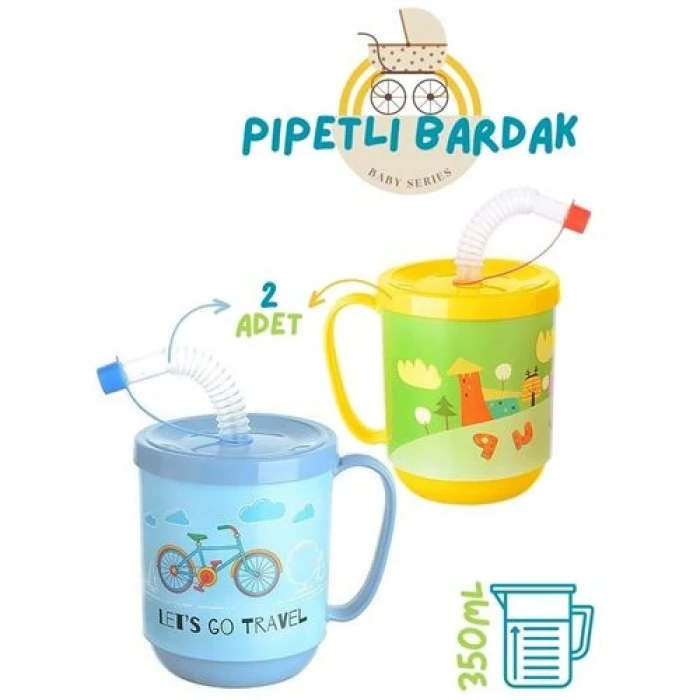 ieg™ Turk Pipetli Bardak 2 Li Momma Design