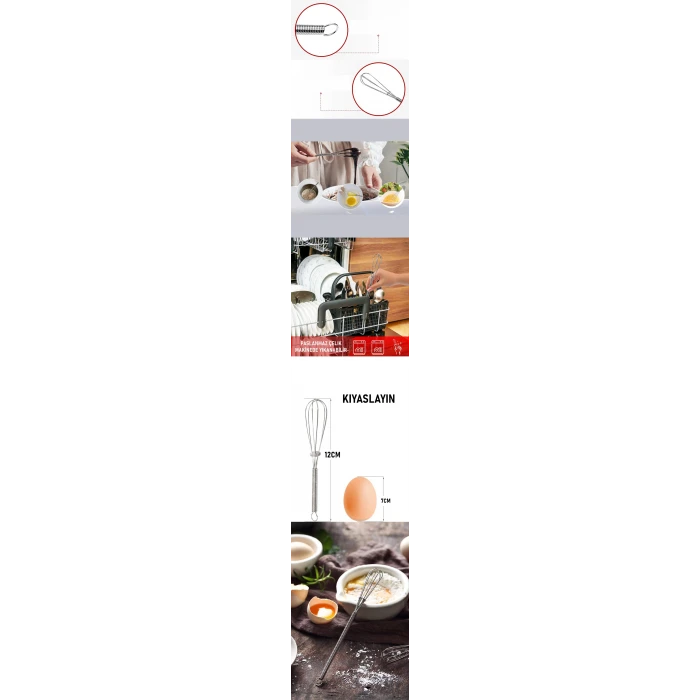 ieg™ Turk Sciacca Mini Çırpıcı Çelik 2 Adet