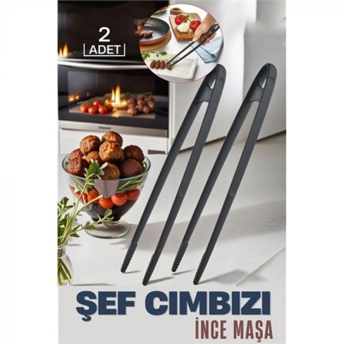 ieg™ Turk Şef Cımbızı İnce Maşa Kragness Design