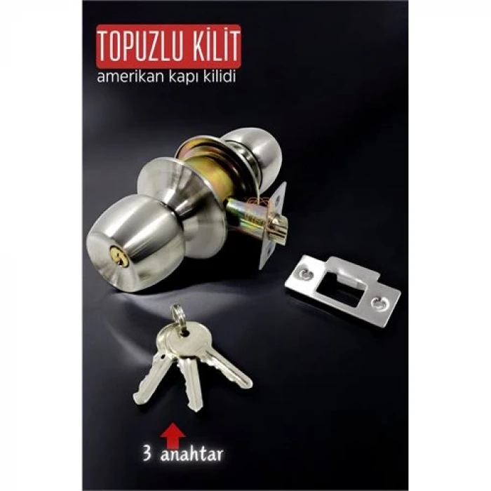 ieg™ Turk Topuzlu Kilit Amerikan Kapı Kilit Buton Set