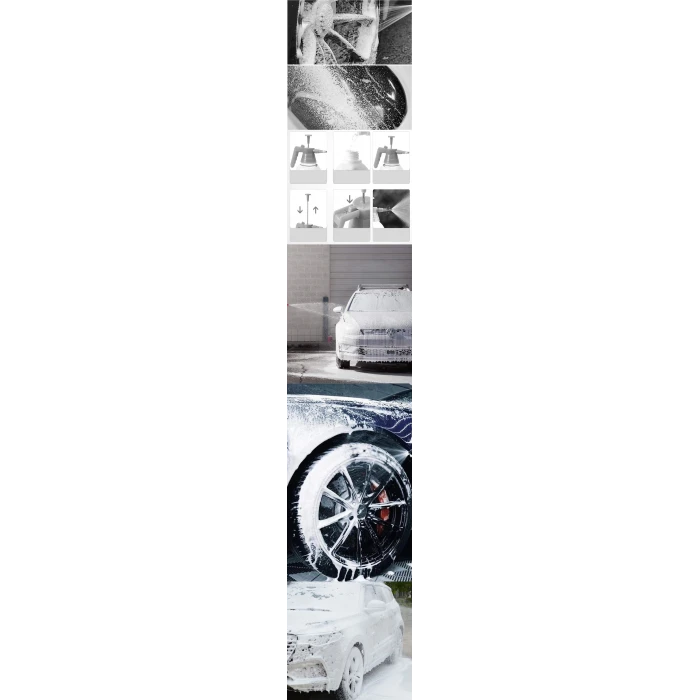 ieg™ Turk Tronic Basınçlı Köpük Püskürtme Yıkama Sprey Şişe