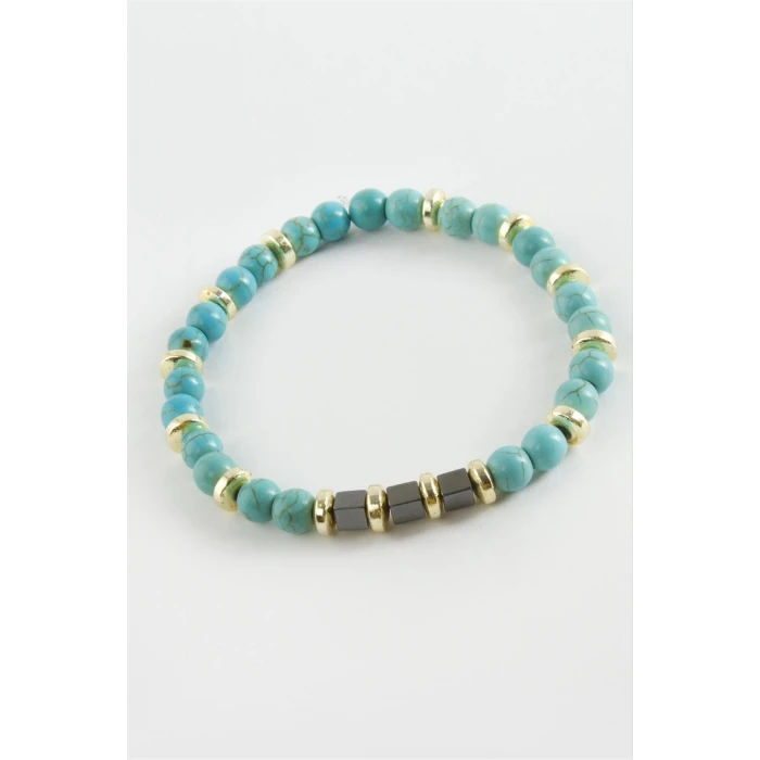 ieg™ Turkuaz Doğaltaş Bileklik 6 mm