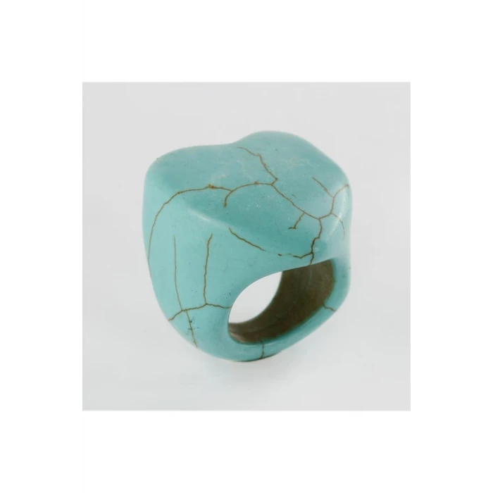 ieg™ Turkuaz Doğaltaş Yüzük