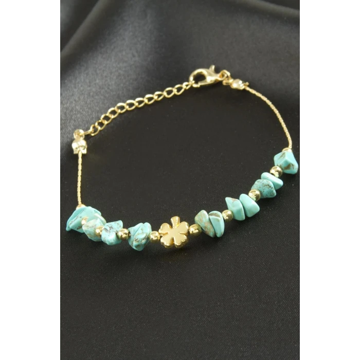 ieg™ Turkuaz Kırık Doğaltaş Bileklik