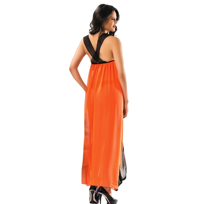 ieg™ Turuncu Tül Gecelik - 207