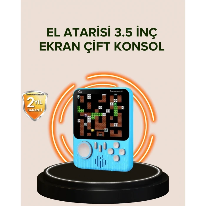 ieg™ TV Bağlantılı Çift Oyunculu Şarjlı Retro Gamepad Seti