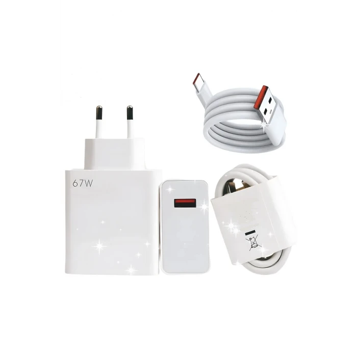 ieg™ Type-C 67w (Watt) Ultra Hızlı Şarj Aleti Adaptör Kablo Set