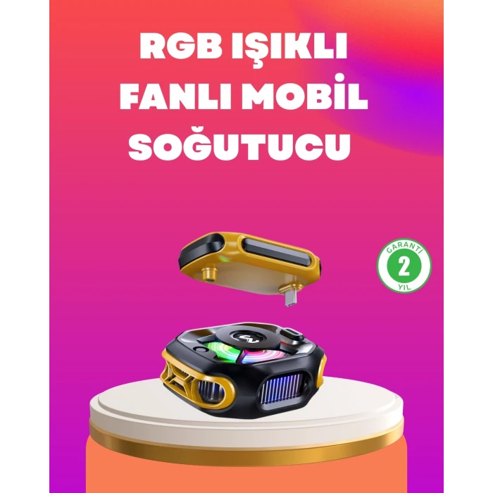 ieg™ Type-C Girişli AI Modlu Yüksek Performanslı Telefon Soğutucu