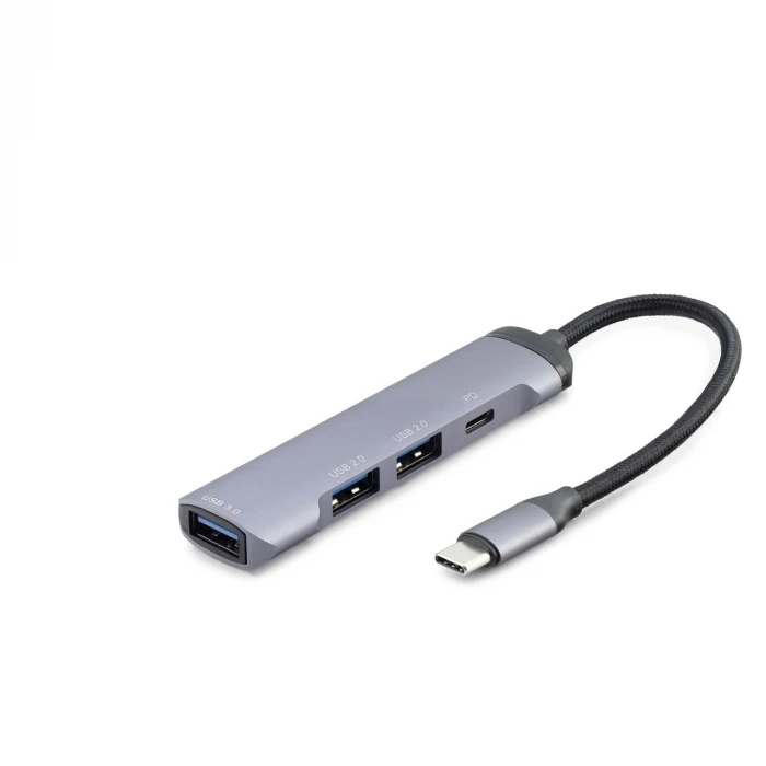 ieg ™ Type-C Hub 3*Usb2.0 + Usb3.0 Gri HDX7040
