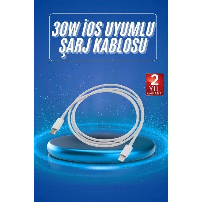 ieg™ Type-c Ligtning 30w İos Şarj Kablosu Hızlı Şarj Kablosu