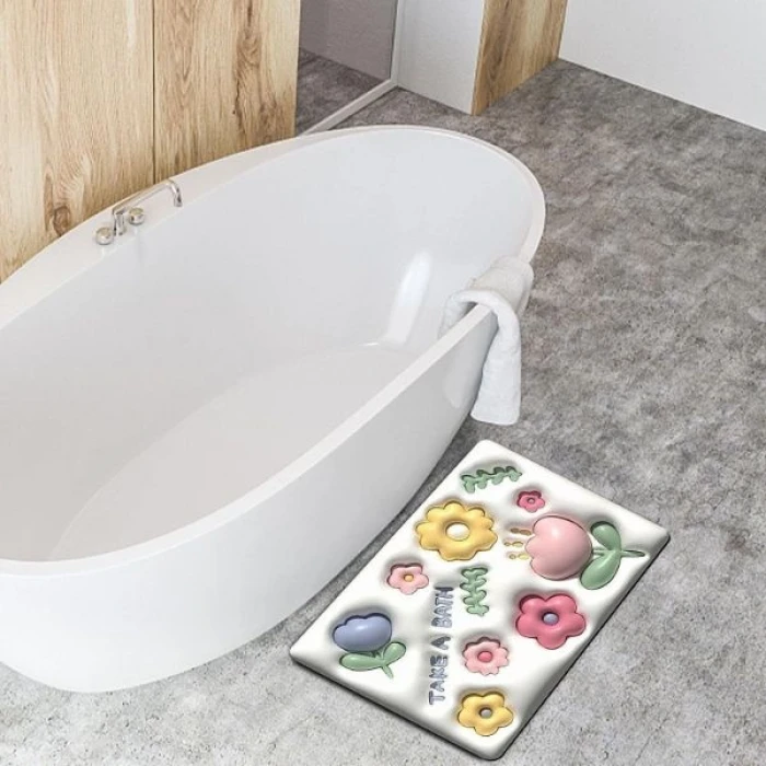 ieg™ Ultra Emici 3D Banyo Paspası