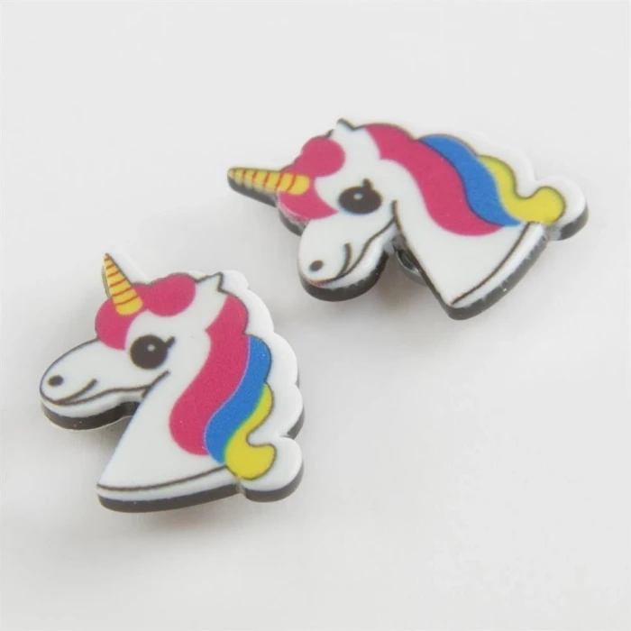 ieg™ Unicorn Mıknatıslı Plastik Çocuk Küpesi