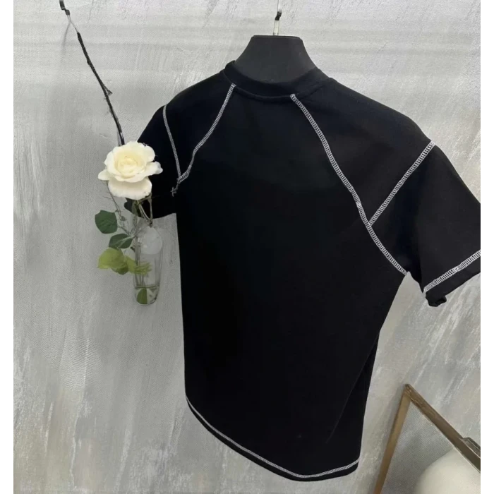 ieg™ Unisex Karoyaka Dikişli Oversize T-Shirt - Siyah