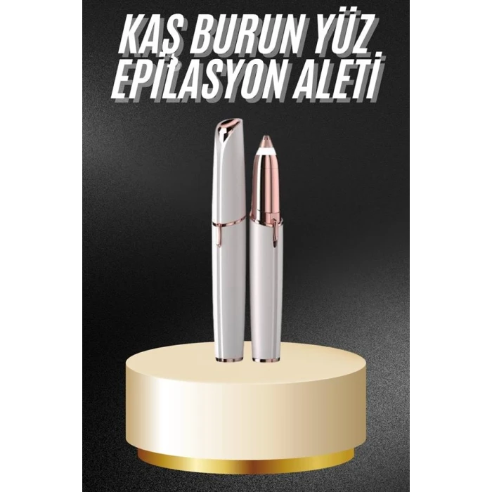 ieg™ Unısex Şarjlı Kaş Bıyık Alma Epilatörü Hassas Ciltlere Özel Acısız