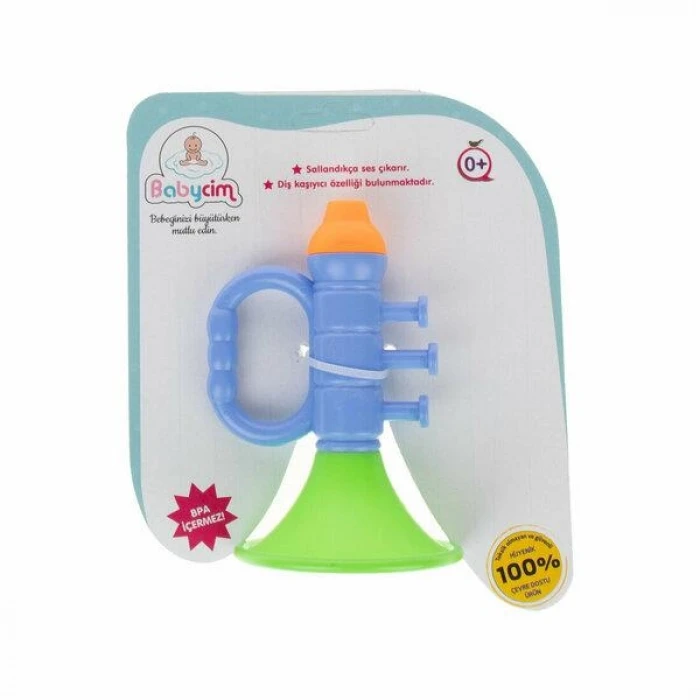 ieg™ URT038-007 BABYCİM TRAMPET SESLİ ÇINGIRAK -BRL