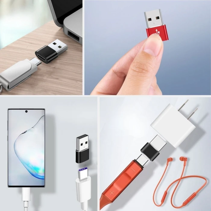 ieg™  USBden TYPE-C ye Dönüştürücü Adaptör Veri Aktarımı Sağlayıcı Şarj Data Çevirici