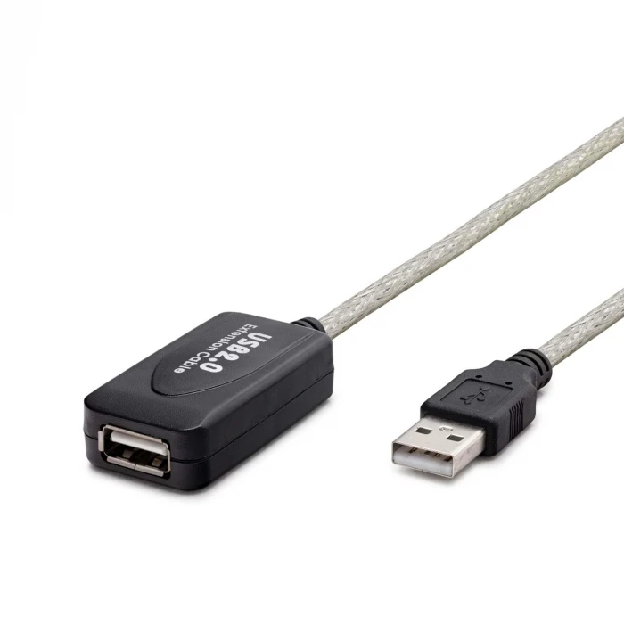 ieg™ USB Uzatma Kablosu 5 m - Silver Siyah HDX7514