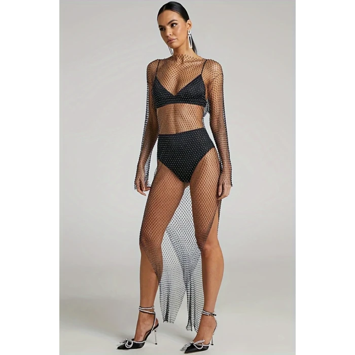 ieg™ UZUN KOLLU UZUN ELBİSE.