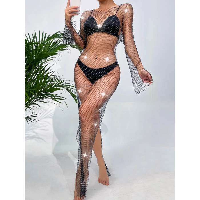 ieg™ UZUN KOLLU UZUN ELBİSE.