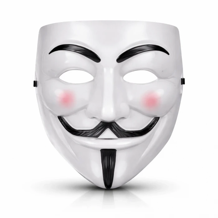 ieg™ V Mask Premium Vendetta Beyaz Maske (Guy Fawkes Stil)