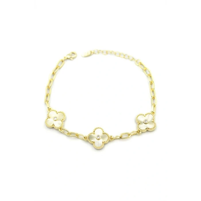 İEG® Vc Yonca Bileklik - Altın