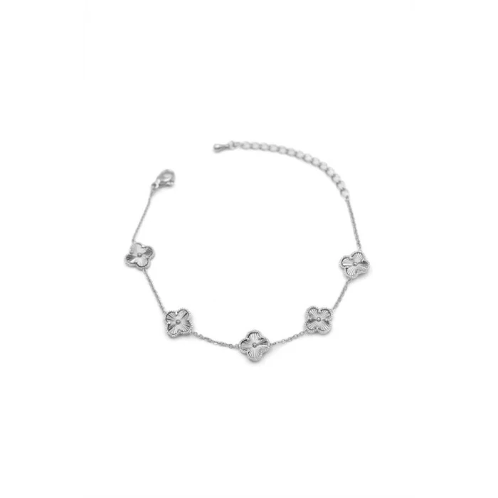 ieg™ VC Yonca Bileklik - Küçük Boy - Gümüş