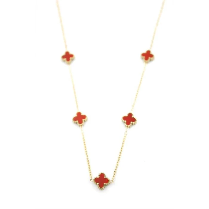 ieg™ Vc Yonca Kolye - Bordo