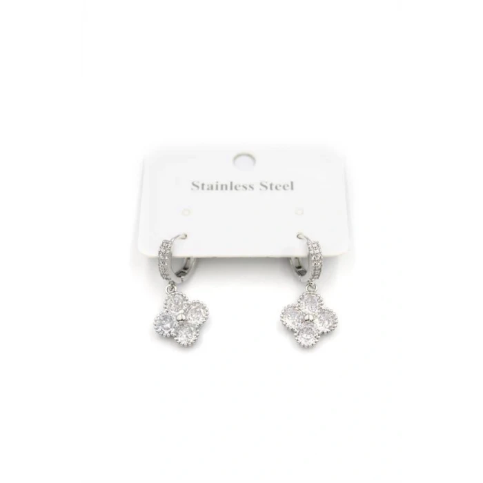 İEG® Vc Yonca Küpe - Gümüş