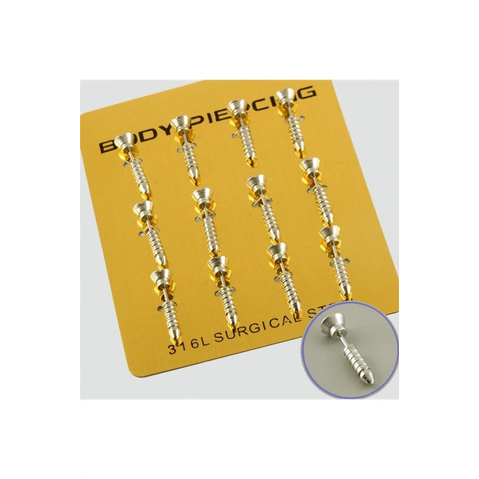 ieg™ Vidalı Çelik Piercing 1 Adet