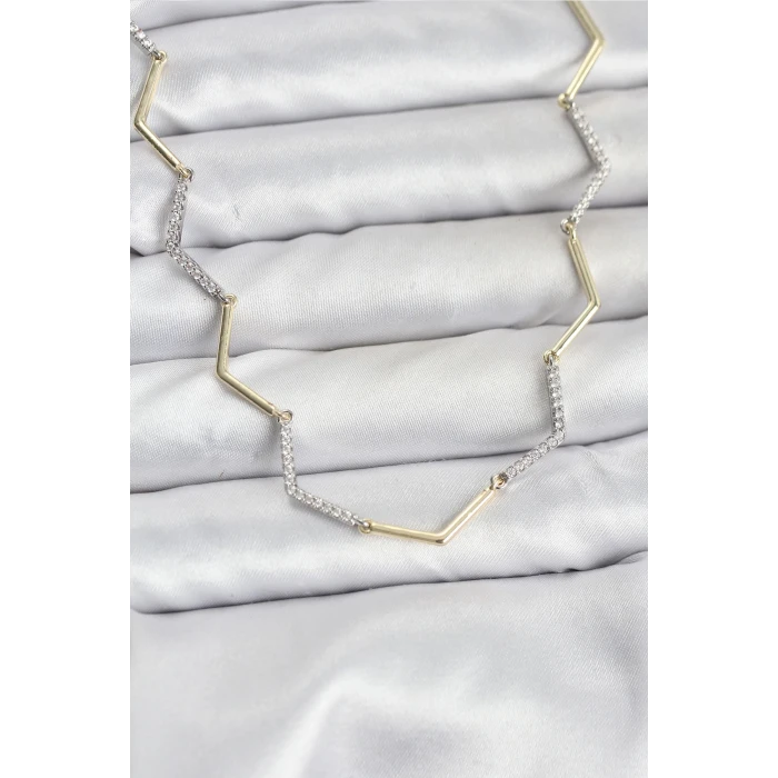 ieg™ VIP Seri Zikzak Model Kadın Kolye - TJ-BKO10760