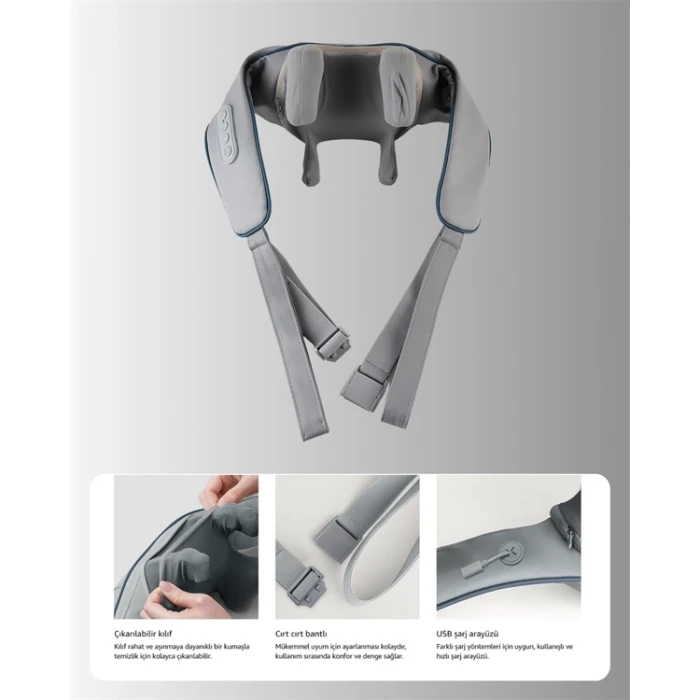 ieg™ VNB-01 U Tipi Ergonomik Boyun Masaj Cihazı