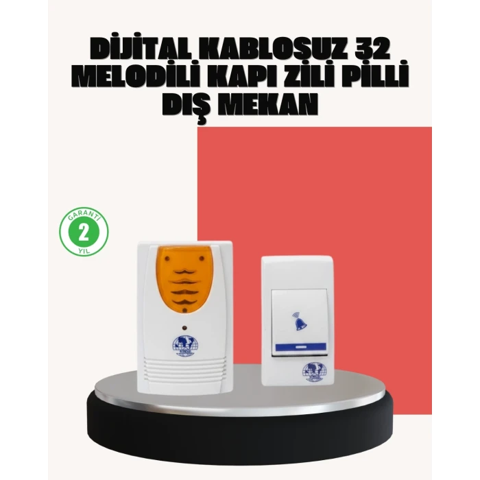 ieg™ Wireless Kapı Zili Pratik ve Zahmetsiz Günlük Kullanım