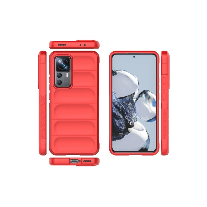 ieg™  Xiaomi Mi 12T Pro Kılıf Optimum Silikon - Kırmızı