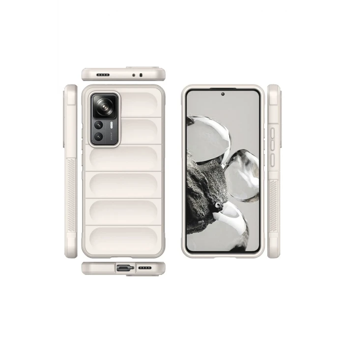ieg™  Xiaomi Mi 12T Pro Kılıf Optimum Silikon - Krem