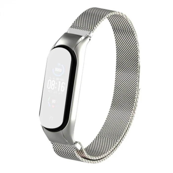 ieg™ Xiaomi Mi Band 5 Metal Kayış Kordon Milano Loop