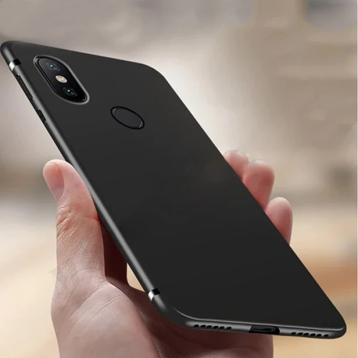 ieg™ Xiaomi Mi Max 3 Slim Fit Soft Premium Silikon Kamera Korumalı Kılıf