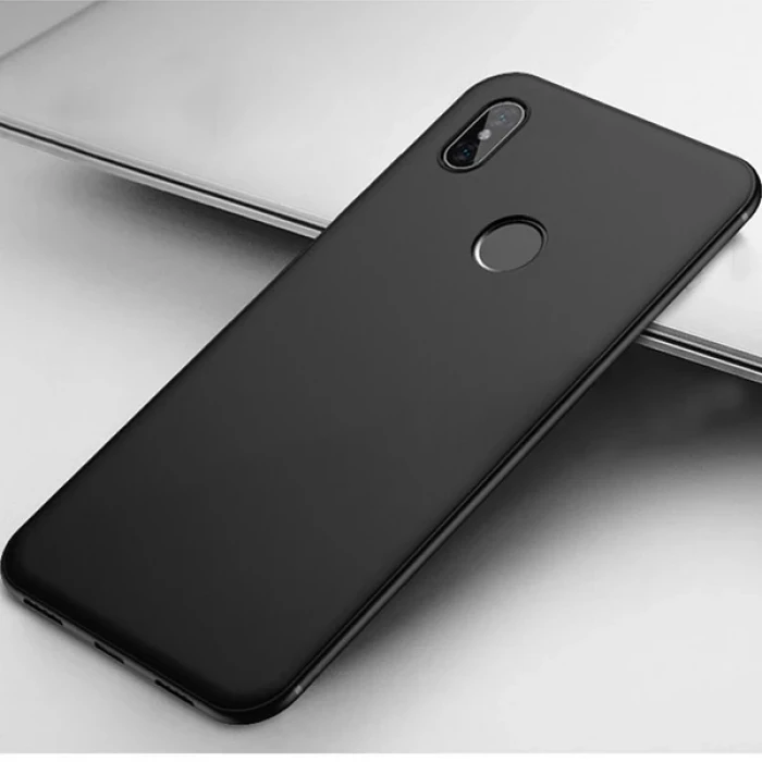 ieg™ Xiaomi Mi Max 3 Slim Fit Soft Premium Silikon Kamera Korumalı Kılıf